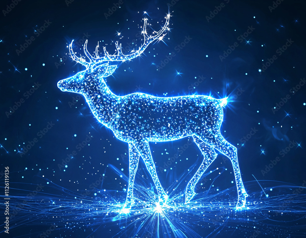Glowing Reindeer Glowing Reindeer