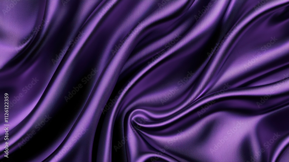 Fototapeta premium Luxurious Purple Silk Drape 