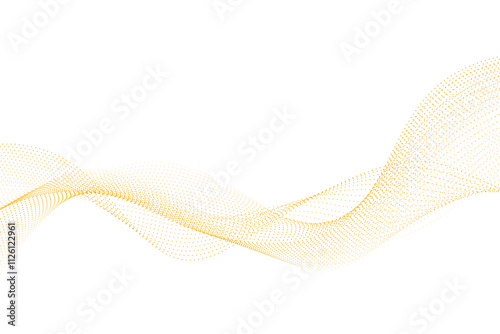 abstract orange wave background