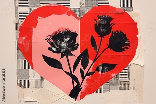 Velentines bouquet art creativity pattern. photo