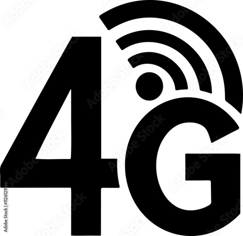 Internet 4G signal icon