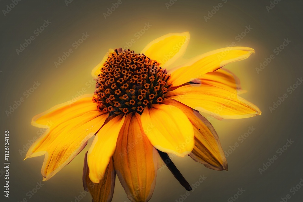 Flowers macro photo shot in soft focus background