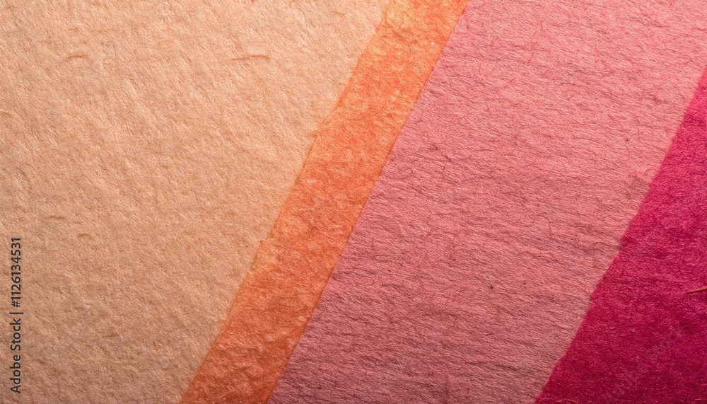 Fototapeta premium 秋をイメージした和紙（オレンジ、橙色）