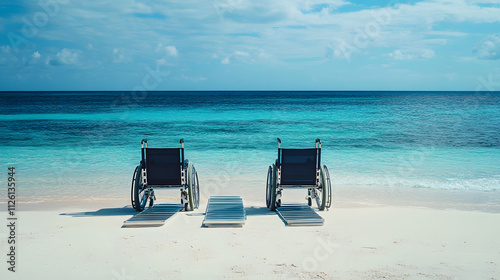 World Disability Day Images. Celebrating Inclusivity and Empowerment. wheel chair images. photo