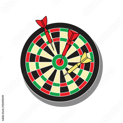 Dartboard Illustration