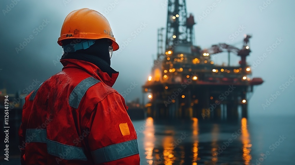 Oil and gas engineer implementing water injection techniques Oil and gas engineer implementing water injection techniques