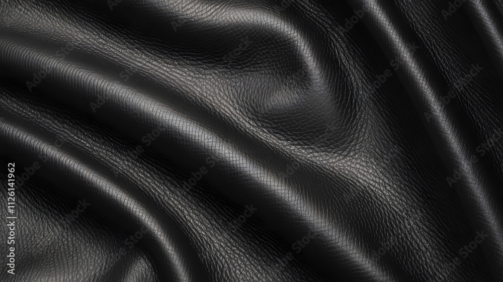 black leather texture
