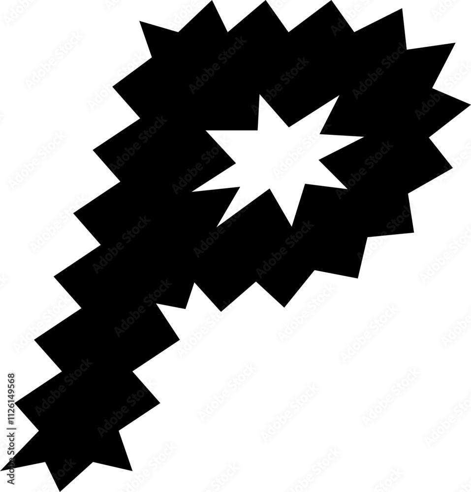 P Alphabet Zigzag Wavy Font Distorted Italic Letter P Alphabet Zigzag Wavy Font Distorted Italic Letter