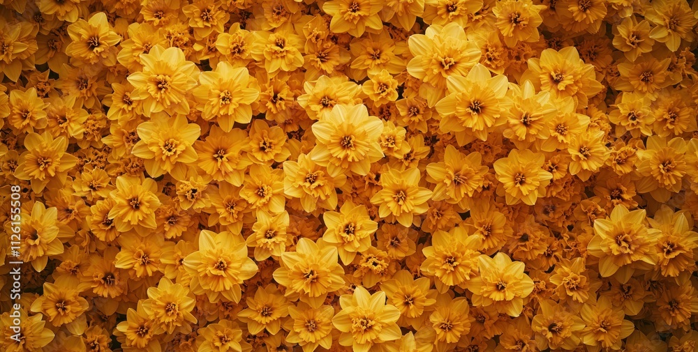 A vibrant display of yellow flowers creating a cheerful and lively atmosphere. A vibrant display of yellow flowers creating a cheerful and lively atmosphere.
