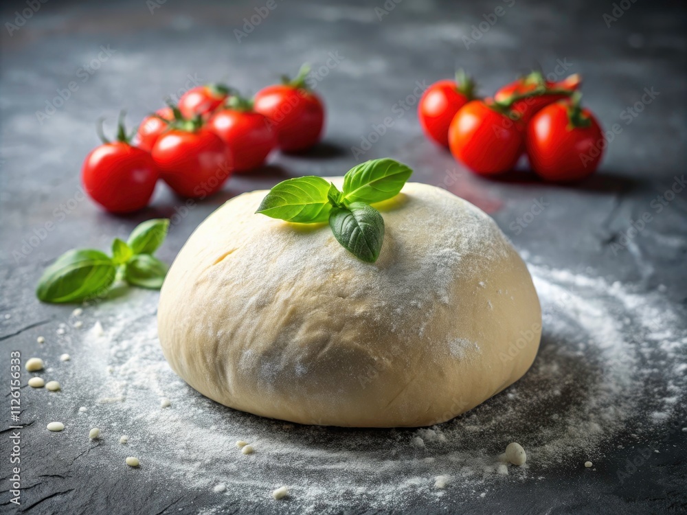 Minimalist Raw Whipped Pizza Dough Granite Tabletop Photography Minimalist Raw Whipped Pizza Dough Granite Tabletop Photography