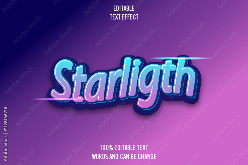 Obraz premium editable text effect 3d emboss modern style