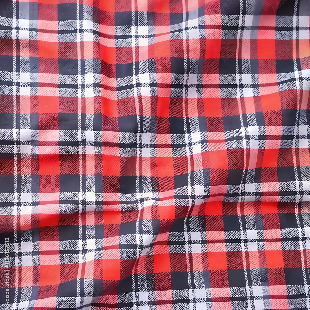 Black tartan check background
