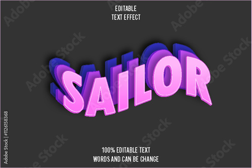 editable text effect 3d emboss modern style