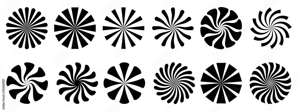 Discover striking black and white spiral patterns perfect for modern design projects and applications Discover striking black and white spiral patterns perfect for modern design projects and applications