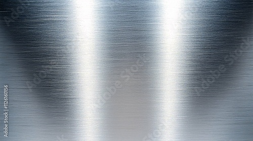 Brushed steel texture featuring reflective qualities and a polished iron finish.