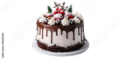 chocolate cake with cherry