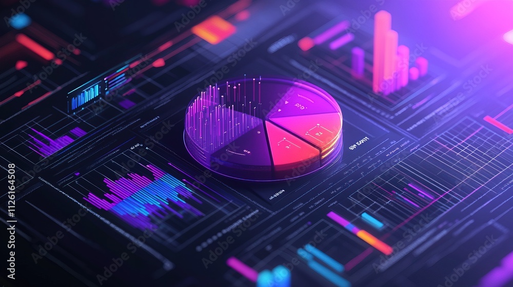 Market research report with pie charts, bar graphs Market research report with pie charts, bar graphs