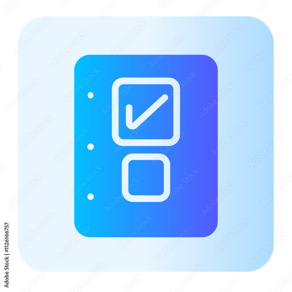 Agenda gradient icon Agenda gradient icon