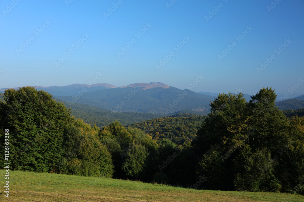 Tarnica - the highest peak in Bieszczady mountain range, Poland