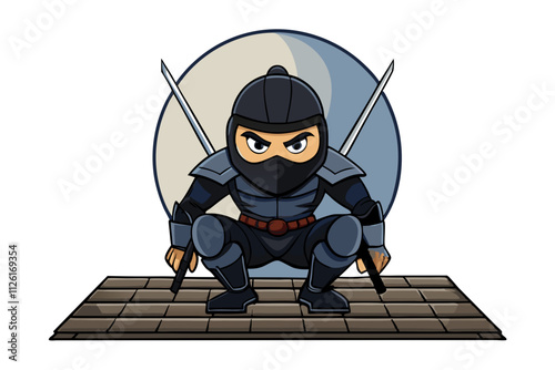 ninja warrior with a sword