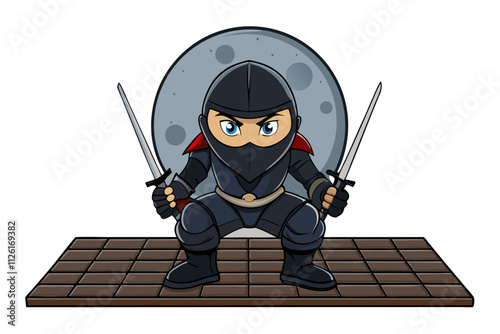ninja warrior with sword