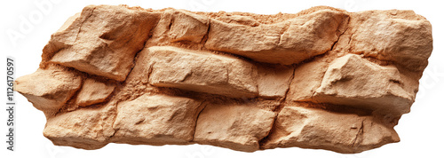 PNG Fragment of a rocky orange sandstone surface