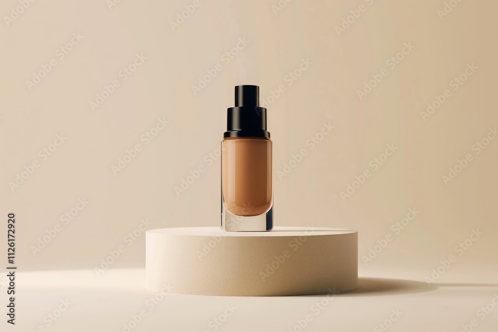 Foundation Bottle on a Cylindrical Platform