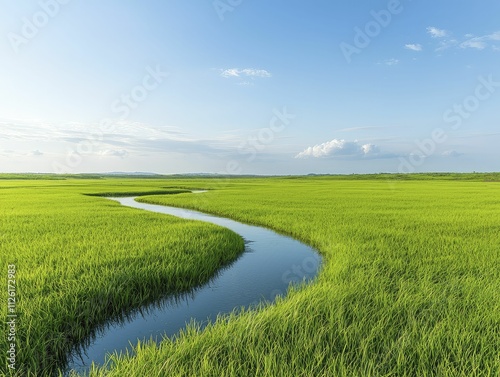 Imagine wetland degradation caused by urban expansion and the impact of pollution on ecosystems.