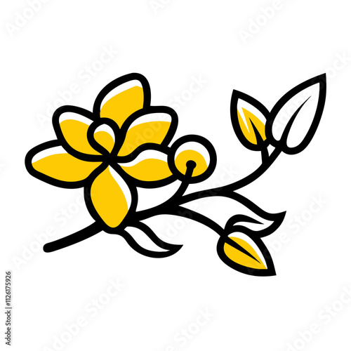 dogwood Flower Color vector design