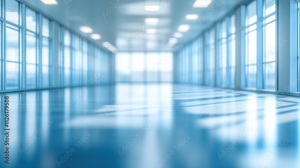 Bright and Spacious Corporate Office Hallway Bright and Spacious Corporate Office Hallway