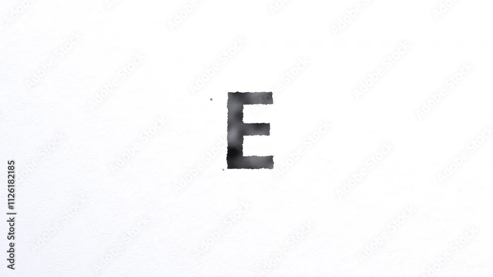 Ink bleed typography Ink bleed typography