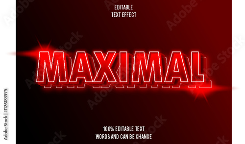 editable text effect 3d emboss modern style
