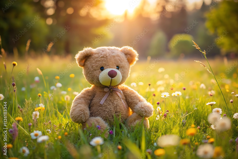 Teddy Day Background - Cute and Romantic Teddy Bear Design Teddy Day Background - Cute and Romantic Teddy Bear Design