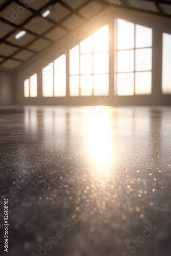 Sunlit Elegance: A Majestic Gymnasium Interior