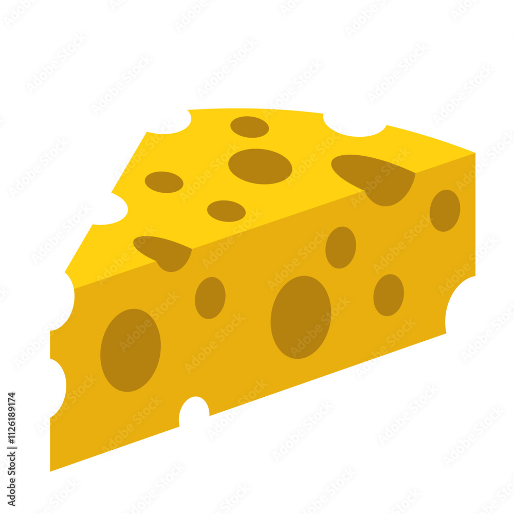 Cheese Slices Illustration Cheese Slices Illustration