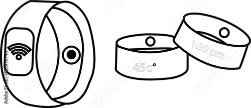 smart ring is a compact wearable device designed to fit on a finger while offering advanced functionality, much like a smartwatch.