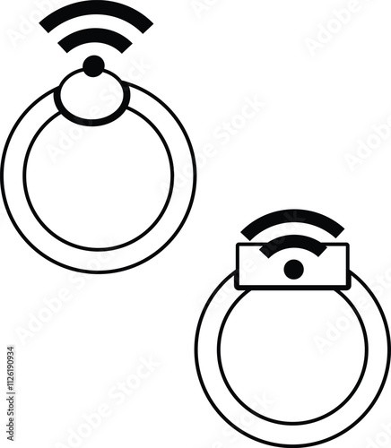 A smart ring is a compact wearable device designed to fit on a finger while offering advanced functionality, much like a smartwatch. These rings often incorporate sensors and connectivity features suc