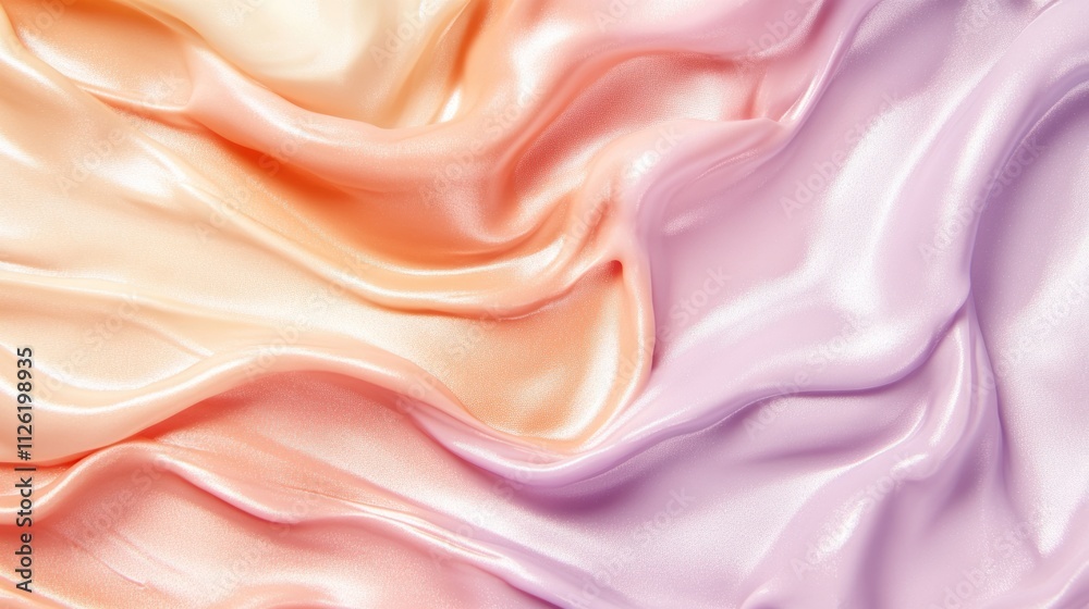 Pastel Silk Draped in Soft Waves of Color Pastel Silk Draped in Soft Waves of Color