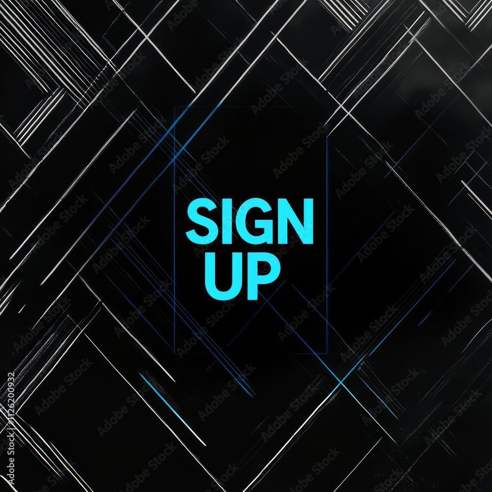 Cyberpunk Sign Up Call to Action