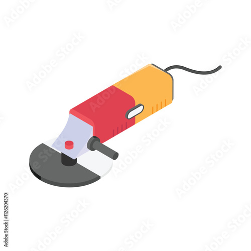 A handheld tool for cutting and grinding metal or stone