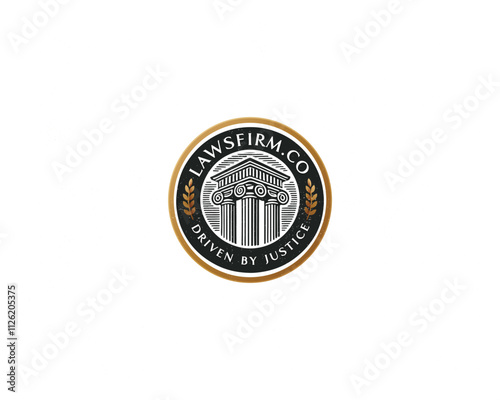 Vintage classic unique Legal and Law Firm logo template logo for justice business 