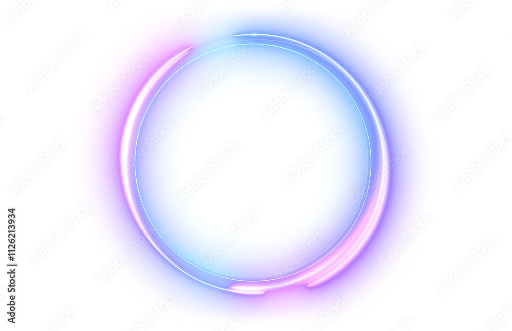 Abstract frame futuristic bright glowing neon laser line twirl curve circle. Abstract frame futuristic bright glowing neon laser line twirl curve circle.