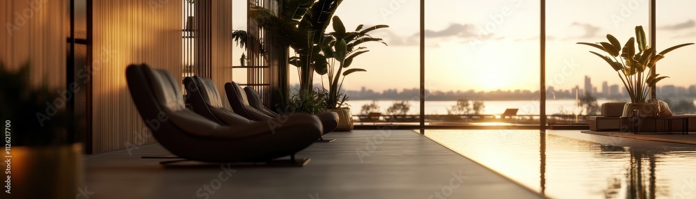 Breathtaking Sunset Oasis: A Luxurious Poolside Retreat with Stunning City Views Breathtaking Sunset Oasis: A Luxurious Poolside Retreat with Stunning City Views