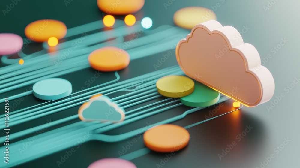 A 3D rendering of a globe with cloud icons orbiting around it, connected by glowing lines, representing global cloud connectivity and data exchange. A 3D rendering of a globe with cloud icons orbiting around it, connected by glowing lines, representing global cloud connectivity and data exchange.
