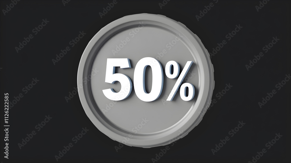 Realistic Discount Percent Badge 3D Model JPG - Ideal for Black Friday and Promotional Graphics. Generative AI Realistic Discount Percent Badge 3D Model JPG - Ideal for Black Friday and Promotional Graphics. Generative AI