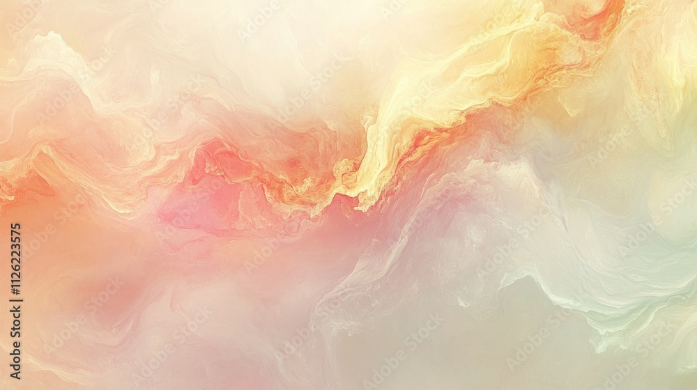 Abstract Pastel Swirls of Color and Light Abstract Pastel Swirls of Color and Light