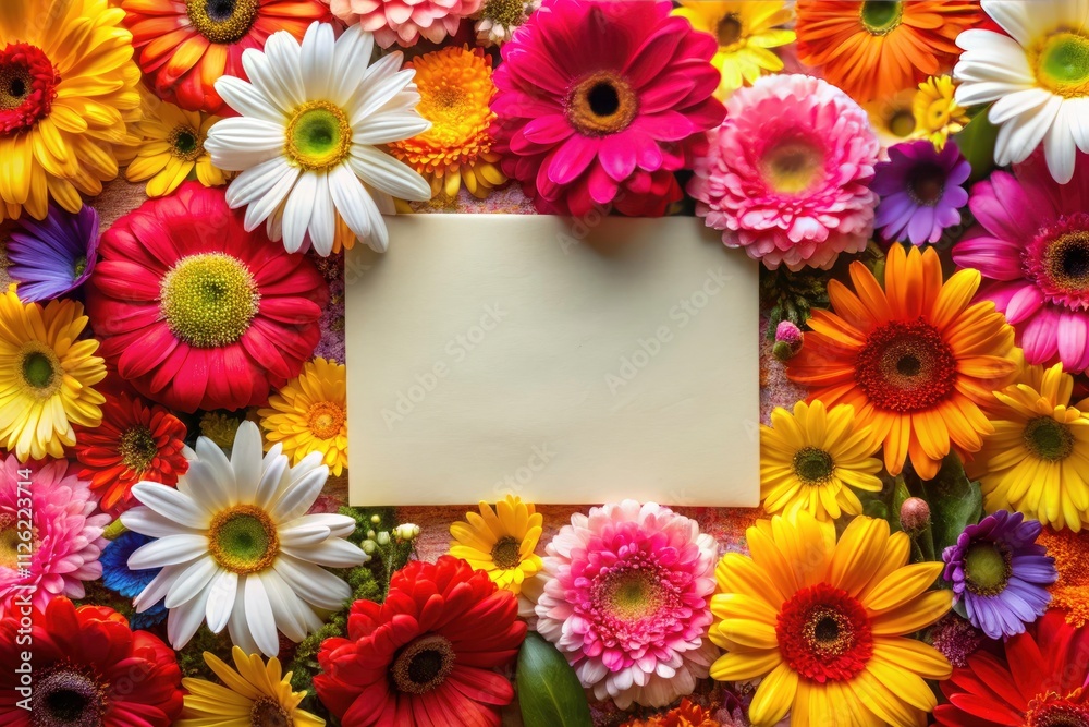 Macro Flower Frame Empty Card, Blank Greeting Card Photography, Floral Border, Copy Space, Nature Background, Close Up, Detailed Texture Macro Flower Frame Empty Card, Blank Greeting Card Photography, Floral Border, Copy Space, Nature Background, Close Up, Detailed Texture