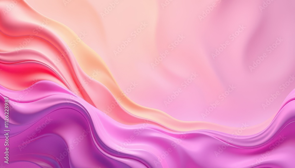 Abstract Pink And Orange Fluid Wave Design Abstract Pink And Orange Fluid Wave Design