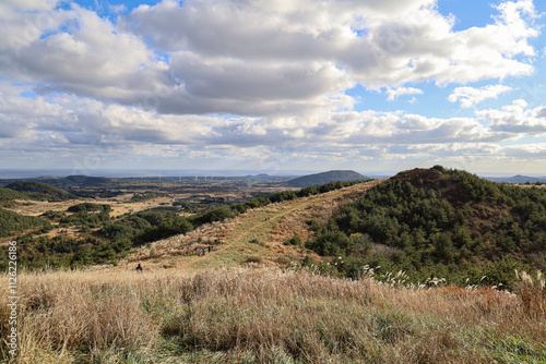산 정상에서 보는 풍경 제주 서귀포시 표선면 성읍리 백약이오름