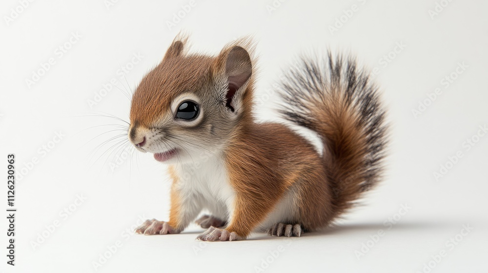 A Close-Up Portrait of a Baby Squirrel A Close-Up Portrait of a Baby Squirrel